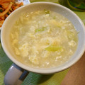 ♪でこ♪'s cooksnap of when they made ささみ長ネギ大根おろし入りの玉子スープ♪.