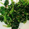 ぱにぱる's cooksnap of when they made 減塩メニュー！ほうれん草のおかかごま和え.