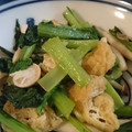 柊さくら's cooksnap of when they made 小松菜と油揚げのニンニク炒め.
