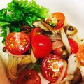 yudukiki's cooksnap of when they made ナスととトマトのフレッシュマリネ.