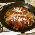輸送艦みうら's cooksnap of when they made ヒレカツのカツとじ.