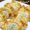 ＪＵＮちゃン's cooksnap of when they made 納豆とシソとチーズの揚げ餃子♡.