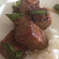 soratea's cooksnap of when they made 牛サイコロステーキ☆ワサビ醤油バター焼き.