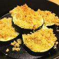 ʕ•ٹ•ʔ's cooksnap of when they made ズッキーニのチーズパン粉焼き.