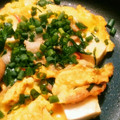 おざゆみ's cooksnap of when they made 簡単♪ニラと豆腐の卵とじ.