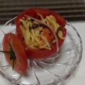 さーパパ's cooksnap of when they made トマトの器で☆冷やし中華☆.