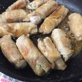 akochan910's cooksnap of when they made チーズちくわ肉巻き　大葉でさわやか.