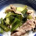 naa's cooksnap of when they made 豚肉とチンゲンサイとピーマンの中華炒め丼.
