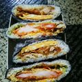 モコ119's cooksnap of when they made おにぎらず.