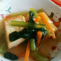 クックS3KLCL☆'s cooksnap of when they made 厚揚げと小松菜のトロ旨煮.
