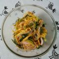 あおいじゅんせい's cooksnap of when they made 子供向け！さっぱり春雨サラダ.