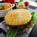 ryu☆ryu's cooksnap of when they made 私の焼肉ライスバーガー.