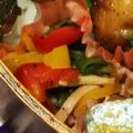 ご飯係長's cooksnap of when they made 彩りハムピーマン♫お弁当にも☆.
