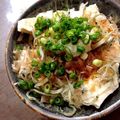 demekichi's cooksnap of when they made 簡単朝食♪塩麹やっこで　じゃこご飯♡.