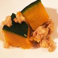 skwish's cooksnap of when they made mレンジdeかぼちゃのそぼろ煮.