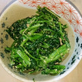 ももます's cooksnap of when they made 小松菜の胡麻マヨネーズ和え.