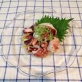 violets's cooksnap of when they made にんにくとタコの炒め物.