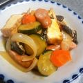 卯月のうさぎ２０１４'s cooksnap of when they made ズッキーニと厚揚げで　酢豚風炒め物.