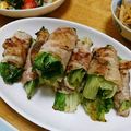 くまちーこ's cooksnap of when they made 簡単レタス肉巻き.
