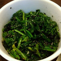 kumicyoo's cooksnap of when they made 簡単ほうれん草の胡麻和え.