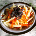 Jyohana's cooksnap of when they made 大根皮の塩きんぴら.