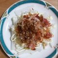 みーやまん's cooksnap of when they made ごま油でカリカリベーコン☆簡単大根サラダ.