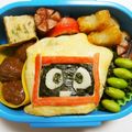 Miffy2009's cooksnap of when they made ヘボットのキャラ弁.