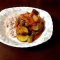 シャーリーもふもふ's cooksnap of when they made ❀たっぷり夏野菜のトマト煮＆雑穀ごはん❀.