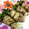 ゆうさく♪'s cooksnap of when they made 牛コマ茄子ロール♪.