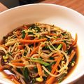 patracchi's cooksnap of when they made レンジで簡単♪焼肉のタレで☆もやしナムル.