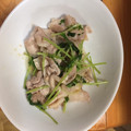 ともんちママ's cooksnap of when they made 豆苗と豚肉のゴマ油炒め.