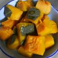蓮君オンマ's cooksnap of when they made レンジｄｅ簡単かぼちゃの煮物.