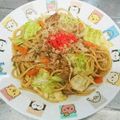 もぐ・ω・くま's cooksnap of when they made スパゲティで！？野菜たっぷり焼きそば.