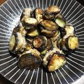 クックou91UM☆'s cooksnap of when they made 鶏ミンチでなす餃子風☆茄子のはさみ焼.