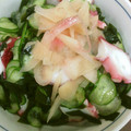 クックEKELXT☆'s cooksnap of when they made 簡単一品♡タコとキュウリとワカメの酢の物.