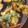 〈＊HATO＊〉's cooksnap of when they made 枝豆とコーンのてんぷら.