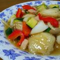 イエローバード's cooksnap of when they made 白身魚と夏野菜のあんかけ炒め.｡o○☆.