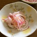tottokoc's cooksnap of when they made スライスタマネギの辛味オイル和え.