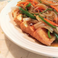 fu♪♪'s cooksnap of when they made 野菜たっぷり　厚揚げの甘酢あんかけ.