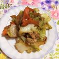 椿むすめ's cooksnap of when they made 鶏むね肉とキャベツの野菜たっぷり野菜炒め.