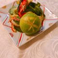yesmama's cooksnap of when they made アボカドの酢の物★わかめとかにかま.