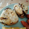 ジョリポン's cooksnap of when they made 追いごま昆布おにぎり.