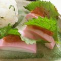 ☆Rokko☆'s cooksnap of when they made お手軽簡単サッパリかまぼこの梅サンド.