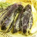 由芽15's cooksnap of when they made 茄子の天ぷら☆切り方とコツ.