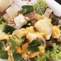 あたむ❤189's cooksnap of when they made 長芋とベーコンの玉子炒(日曜の朝ごはん）.