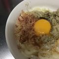 gumy's cooksnap of when they made 【簡単】ふわふわ釜玉うどん【ずぼら飯】.