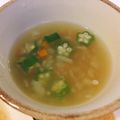 ゆいまーるん's cooksnap of when they made *簡単カワイイ☆オクラのとろりんスープ♡.