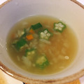 ゆいまーるん's cooksnap of when they made *簡単カワイイ☆オクラのとろりんスープ♡.