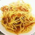 わか's cooksnap of when they made アンチョビと玉ねぎのスパゲッティ.