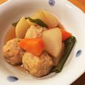 amsaito's cooksnap of when they made 大根と鶏団子の優しい煮物.